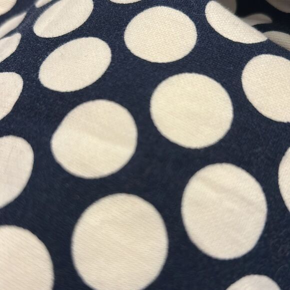 J Crew navy blue white circle ankle pants Curvy fit Size 12 EUC - Picture 9 of 9